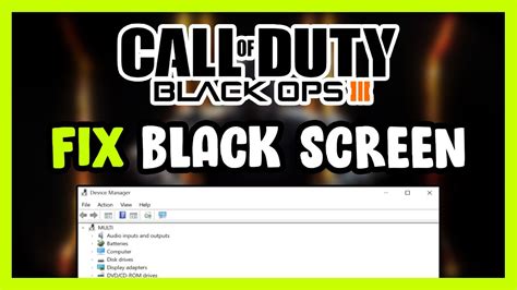 black ops 3 black screen on startup|black ops 3 troubleshooting.